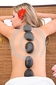 Volcanic stone massage