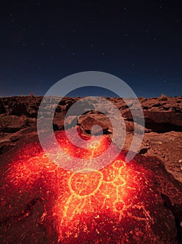 Volcanic Tablelands Petroglyph