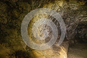 Volcanic tube Cueva del Viento photo