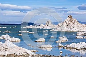 Volcanic Tufa formations of Mono Lake in the Eastern Sierra of California