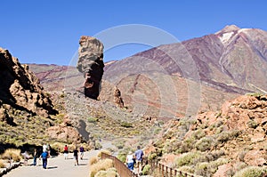 Volcanic view on Tenerife island, Spain photo