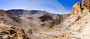 Volcanic view on Tenerife island, Spain photo