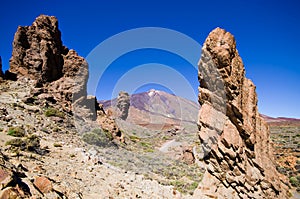 Volcanic view on Tenerife island, Spain