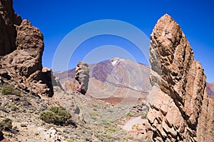 Volcanic view on Tenerife island, Spain photo