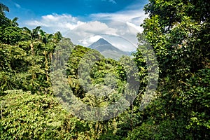 Volcano of Arenal in Costa Rica