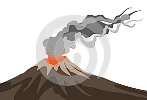 Volcano Background