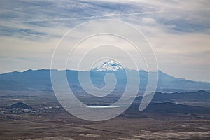 Volcano Cofre de Perote in El Pizarro, a tourist destination in Puebla, Mexico photo