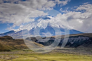 Volcano in Cotopaxi National Park, Ecuador photo