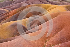 Volcano earth in Chamarel, Mauritius