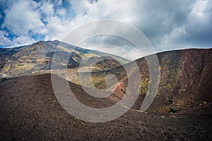 Volcano Etna view
