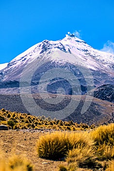 Volcano Guallatiri volcano, 6063 m photo