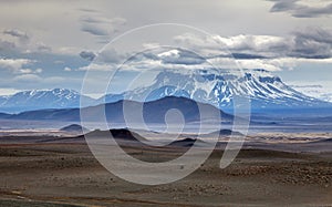 Volcano herdubreid in Iceland
