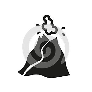 Volcano icon. Trendy Volcano logo concept on white background fr