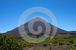Volcano on The island Fogo, Cape Verde