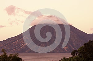 Volcano by Lago de AtitlÃÂ¡n