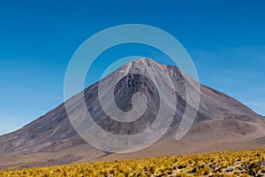 Volcano Licancabur on Chile and Bolivia border