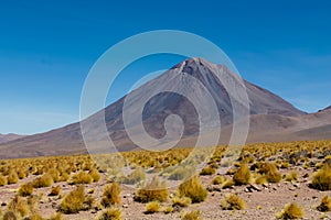 Volcano Licancabur on Chile and Bolivia border