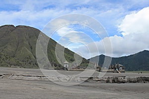 Volcano Mount Bromo Eruption, East Java Indonesia