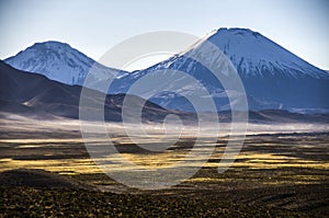 Volcano Parinacota, Chile