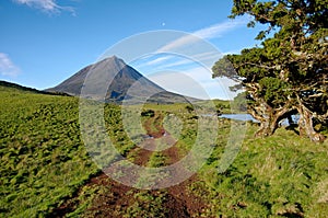 Volcano Pico Azores beautiful Landscape photo