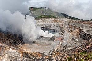 Volcano Poas in Costa Rica photo