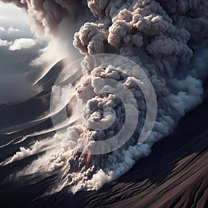 volcano pyroclastic flow