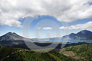 Volcano Scenery in Bali Indonesia