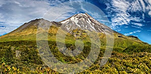 Volcano Taranaki, New Zealand - HDR panorama