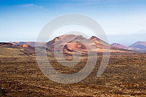 Volcano in Timanfaya, Lanzarote photo