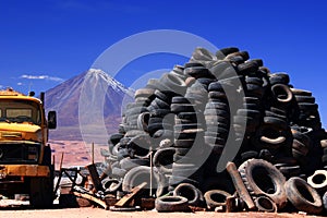 Volcano of Tyres