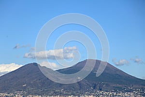 Volcano Vesuvius in Napoli, Italy