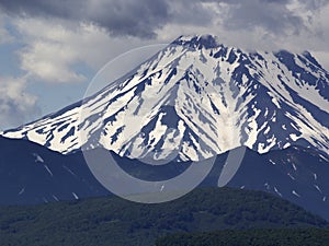 Volcano Vilyuchinsky . Kamchatka, Russia