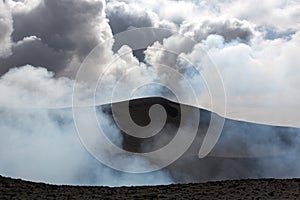 Volcano Yasur Eruption
