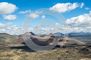 Volcanoe landscape in Lanzarote