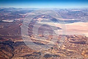 Volcanoes in Atacama desert, Chile