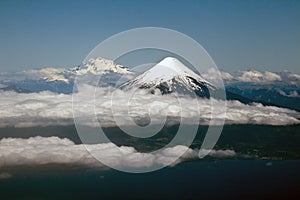 Volcanoes in Chile Osorno and Puyehue