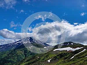 Volcanoes of Kamchatka peninsula