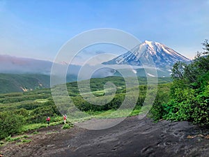 Volcanoes of Kamchatka peninsula