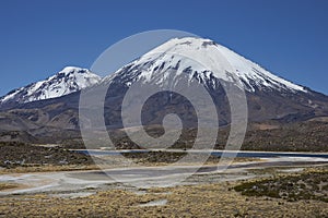 Volcanoes in Lauca National Park