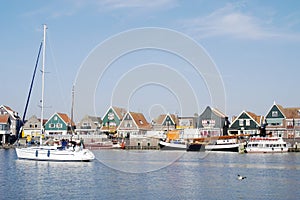 Volendam Harbour, Holland photo