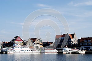 Volendam Harbour, Holland
