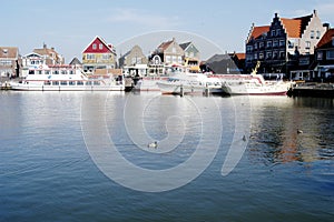 Volendam Harbour, Holland photo