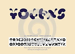Volens font set with alternates included photo