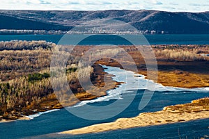 Volga River Bend near Samara