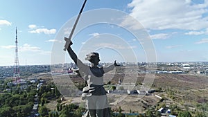 Volgograd, Russia-September 2017: The monument `the Motherland calls``