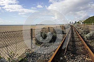 Volks railway on Brighton Seafront