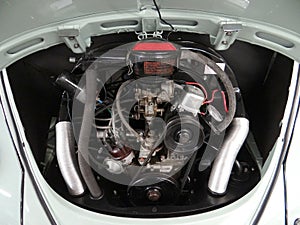 Volkswagen beetle engine bay