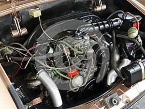 Volkswagen Karma Ghia engine bay