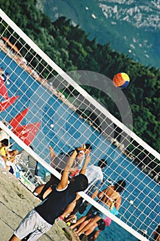 Volley ball kid