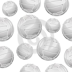 Volley Balls Seamless pattern.